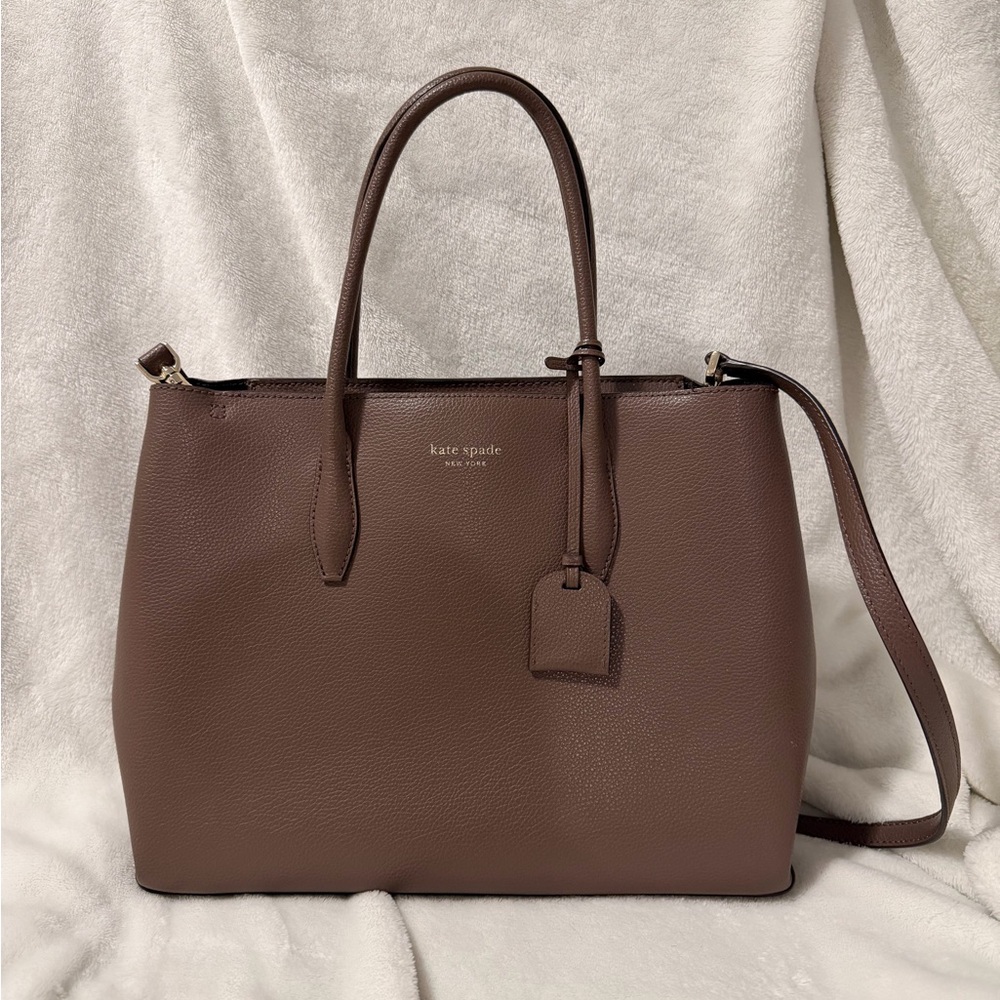 Kate Spade Tan Leather Satchel